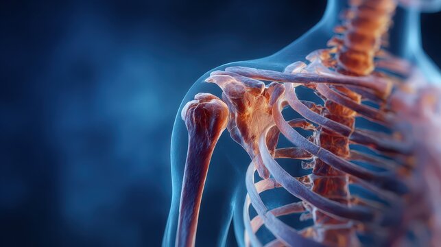 Studying the shoulder joints structure
