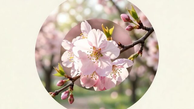 A sakura icon with delicate cherry blossom petals, graceful Japanese-inspired minimalism, soft spring atmosphere, ultra-realistic, no logos.