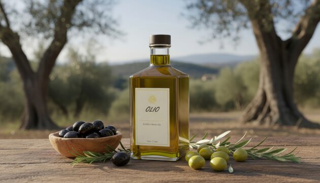 Olio antico extra virgin olive oil in rustic grove