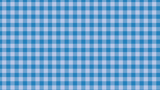 A soothing blue and lighter blue gingham checkered pattern provides a gentle seamless fabric texture