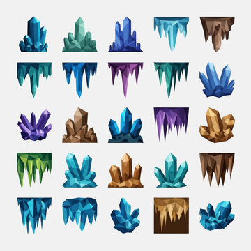 Collection of Crystal Formations.