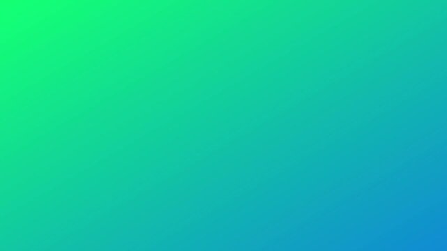 Glowing neon green and cyan blue abstract gradient background loop for cutting edge software technology videos coding tutorials and innovative science presentation backdrops