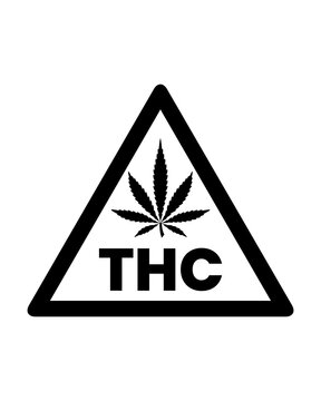 THC Black Symbol Vector SVG