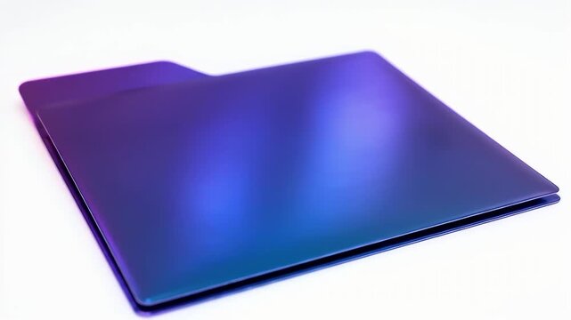 Elegant Gradient Purple Laptop Stack with Pink Hue on a White Studio Background