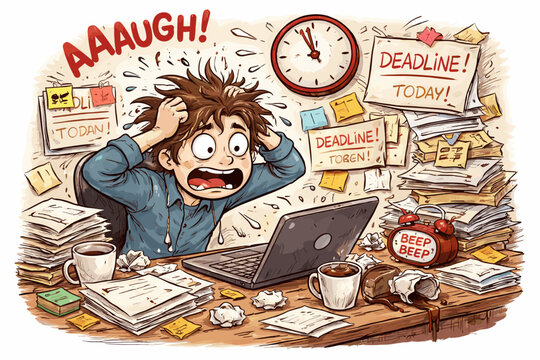 Image simple stylemessy doodle vector deadlines messy missing organic sketch generation simple person