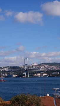 bosphorus bridge in istanbul turkey