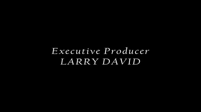 animated text directed by, Executive Producer, video end captions, cinema, film, black background, 4k video
