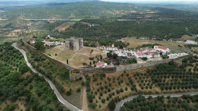 Drone video &Eacute;vora Monte Portugal Europe
