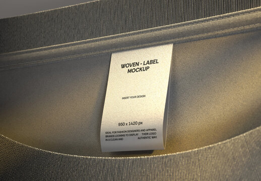Woven Label Mockup