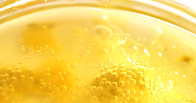Biochemistry. Petri dish with samples as background, closeup