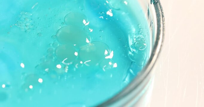 Biochemistry. Petri dish with samples on white background, closeup