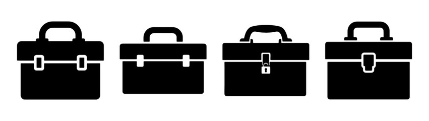 Fototapeta premium Explore stylish briefcase vector designs for professional use and business travel needs today now
