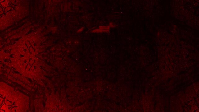 Hyphonic Red Skull Energy Formation Cyber Abstract VJ Loop 4K Seamless