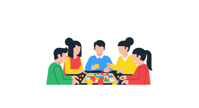 Diverse group of people meeting.
