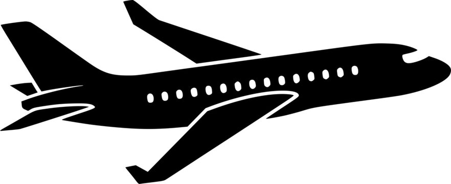 airplane icon, air plane sign vector