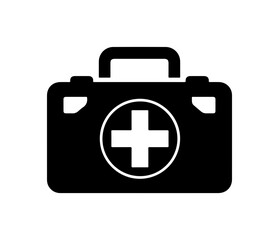 Obraz premium First Aid Medical Briefcase Icon