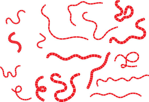 Abstract red hand drawn scribble seamless pattern