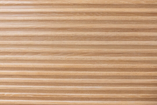 ribbed, light brown wood wall tile texture