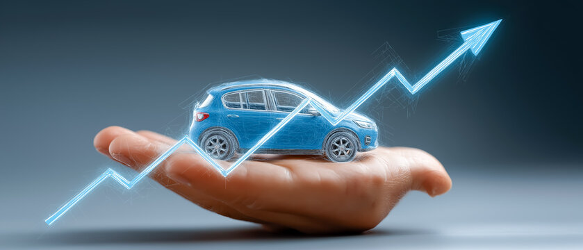 カーローンの成長と資産保護のイメージ