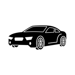 Obraz premium Car Icon Glyph