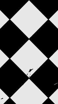 a black and white checker pattern