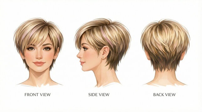 Character design turnaround sheet for creative project