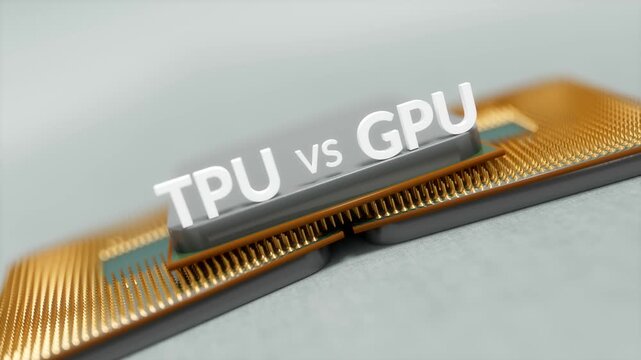 TPU Versus GPU Text On Advanced Processor