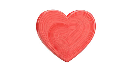 Obraz premium Red Heart with Swirl Texture