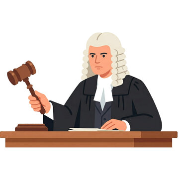 judge illustration vector