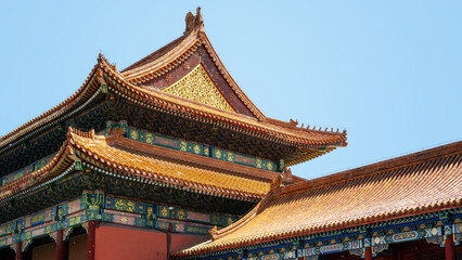 Obraz premium Traditional Chinese Imperial Palace Building Architecture