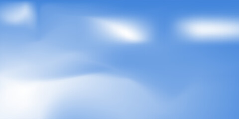 Obraz premium Abstract Soft Blue and White Gradient Background with Fluid Liquid Waves