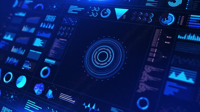 Dynamic data visuals business info graphics, animated charts, data-driven insights business meeting mock up. Explore world trading, stock exchanges, crypto, global data dashboard analytics, bar graphs