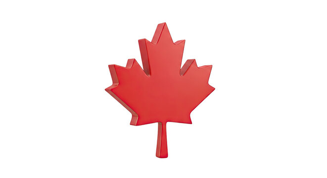 Red Canadian Maple Leaf Icon