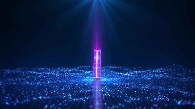 Hi tech Cloud computing and cyber security. Digital data network protection. Cloud computing concept. 3D blue circuit board, Abstract technology cloud computing glowing cloud icon blue circuit board.