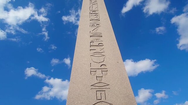 Ancient Egyptian Obelisk at Sultanahmet Square Istanbul Turkey