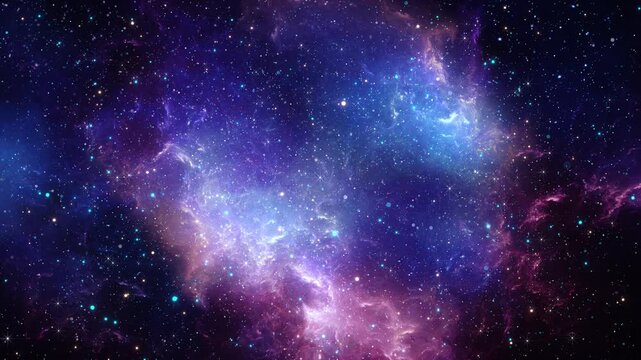 Interstellar Nebula Light Field Cosmic Expansion Scene Expansive star cosmic environment radiant nebula clouds particles vast universe scale, space exploration, science visuals futuristic cinematic