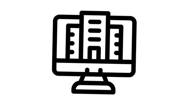 booking minimalist stroke animation