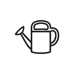 Essential Garden Watering Can Icon for Plant Care and Horticulture Projects © Oxsvge
