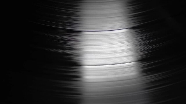 vinyl record rotating spinning dj music