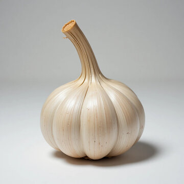 garlic isolated on white background