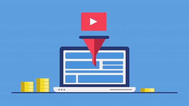 Conversion optimization. Making money. Business, Sales funnel, website monetization. 