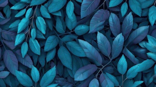 Dense arrangement of deeply colored foliage fills the entire frame creating a rich texture.
