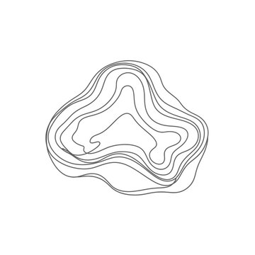 Minimalist Piece Of Elemi Resin Continuous Line Art for Skincare Rejuvenation and Incense Blends