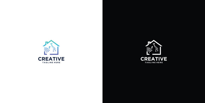 residential low voltage technology design logo