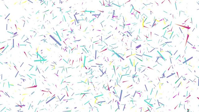 colorful confetti video motion graphic background texture pattern