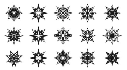 A striking black graphic element against a white background. Useful for modern designs, backgrounds, or adding a bold visual statement to branding and © hamay
