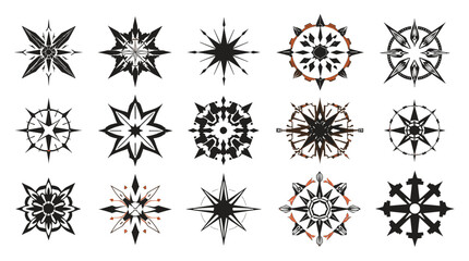 This striking black and white floral graphic evokes a sense of modern elegance. Ideal for backgrounds, website design, or editorial illustrations to a © hamay