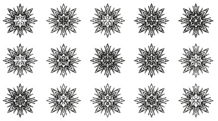 This striking black and white floral illustration offers a modern, artistic touch. Perfect for backgrounds, website design, or adding a creative eleme © hamay