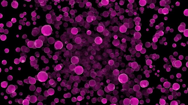 pink bokeh background video motion graphic. abstract pink backgrand video