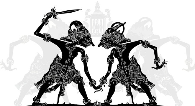 Wayang Kulit Shadow Puppets - Traditional Indonesian Performance Art